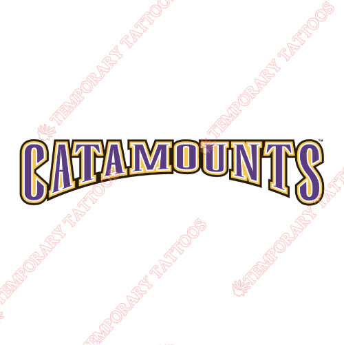 Western Carolina Catamounts Customize Temporary Tattoos Stickers NO.6953